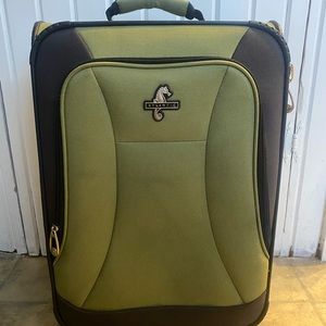 Atlantic Moss Green 20” Carry-on roller suitcase